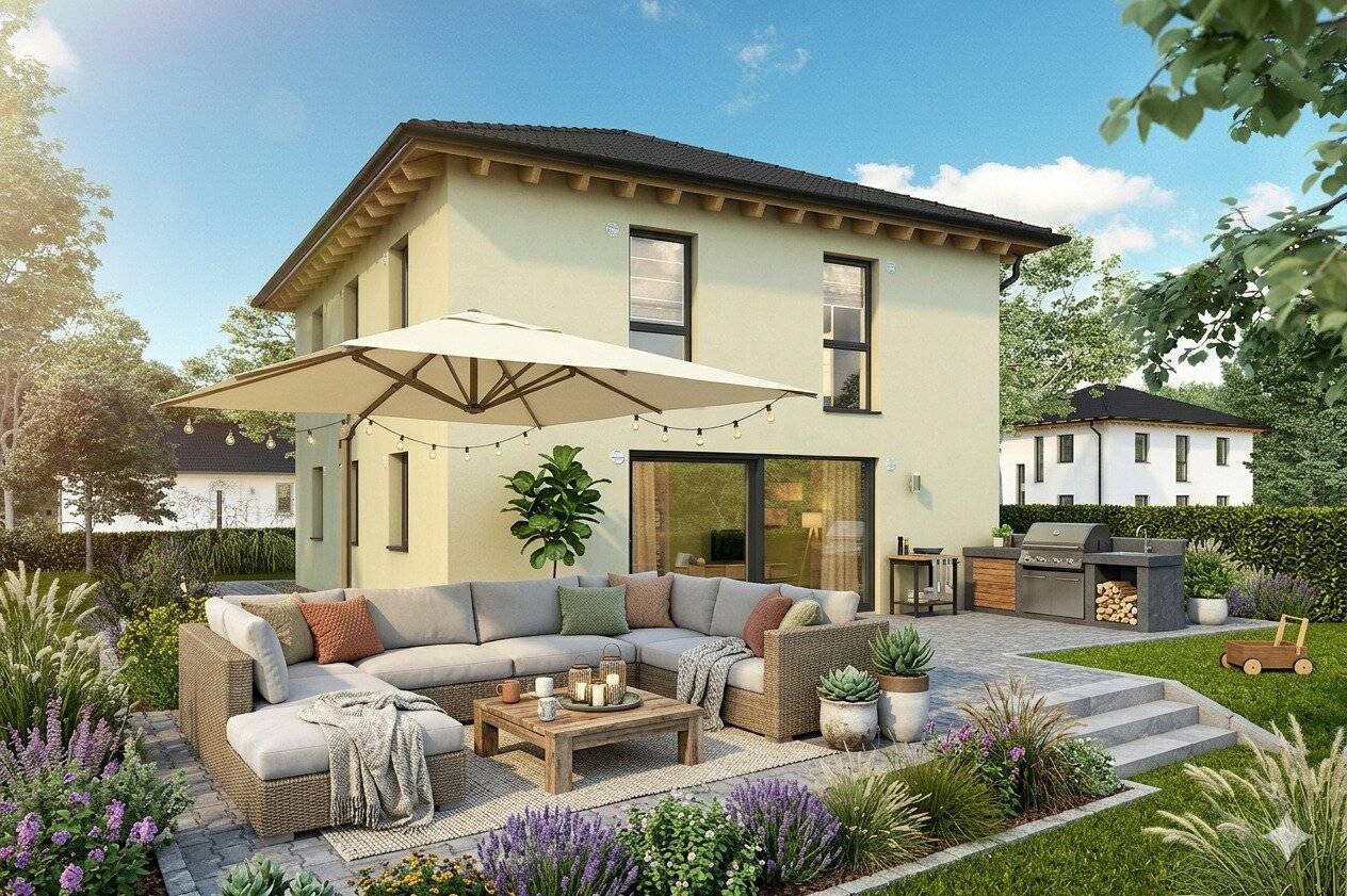 Individually customizable town villa on freehold land in Vienna Donaustadt