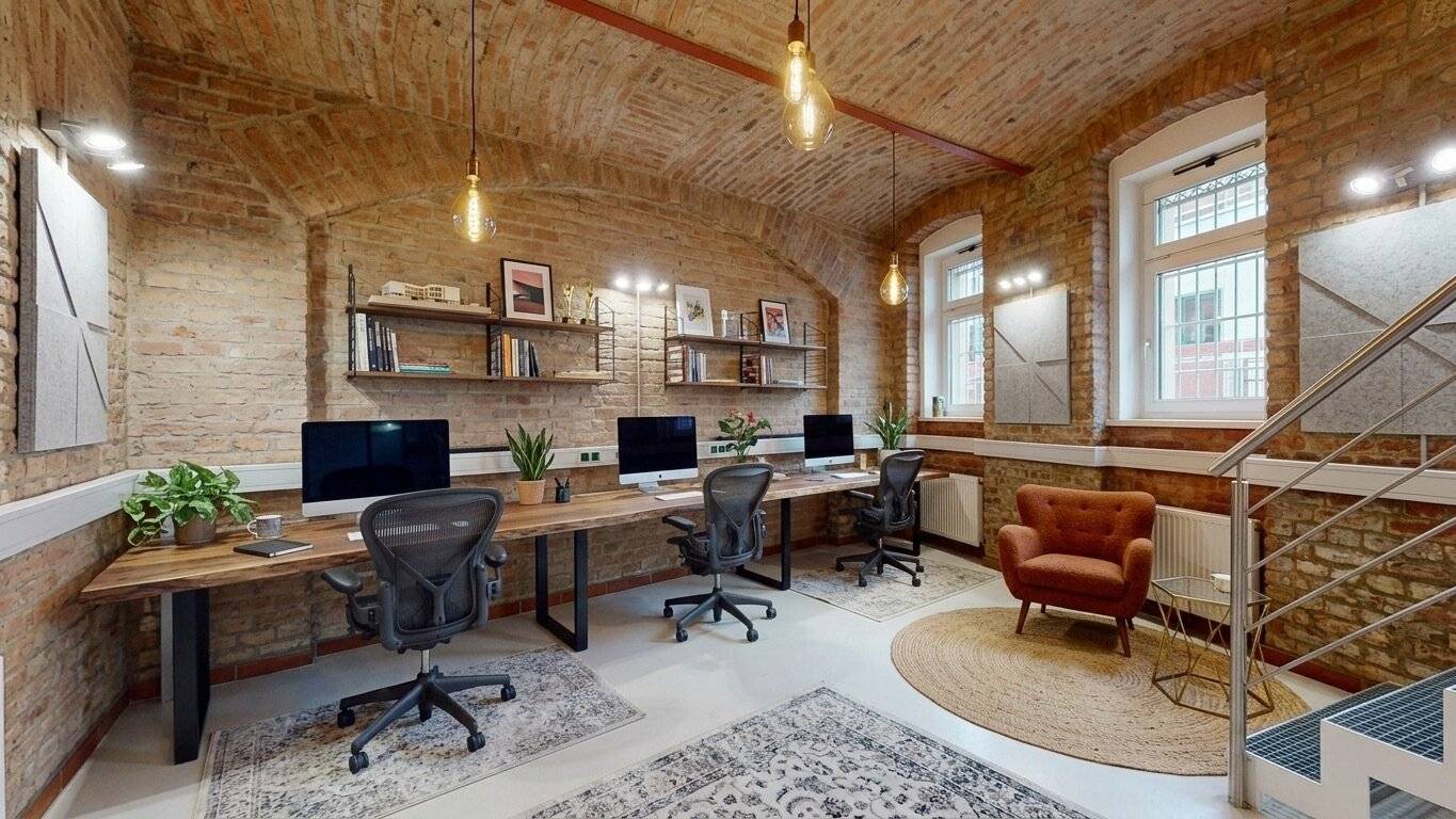 Trendy commercial space / shop / office in top location | brick vaulted ceiling | renovated old building