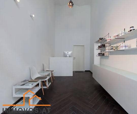 Bright period apartment with large display window