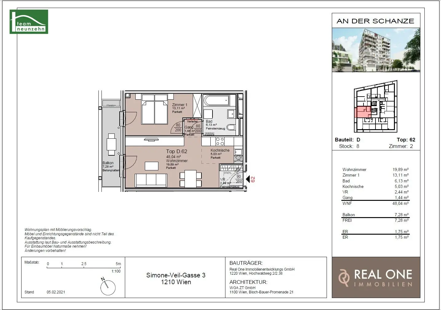 Arrive, feel comfortable, be at home – New build apartments in Floridsdorf