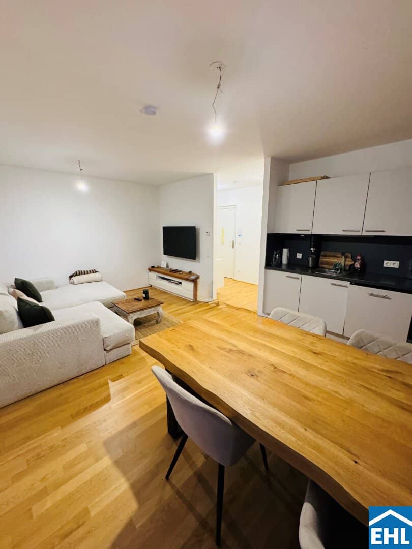 2-room dream apartment with generous outdoor space