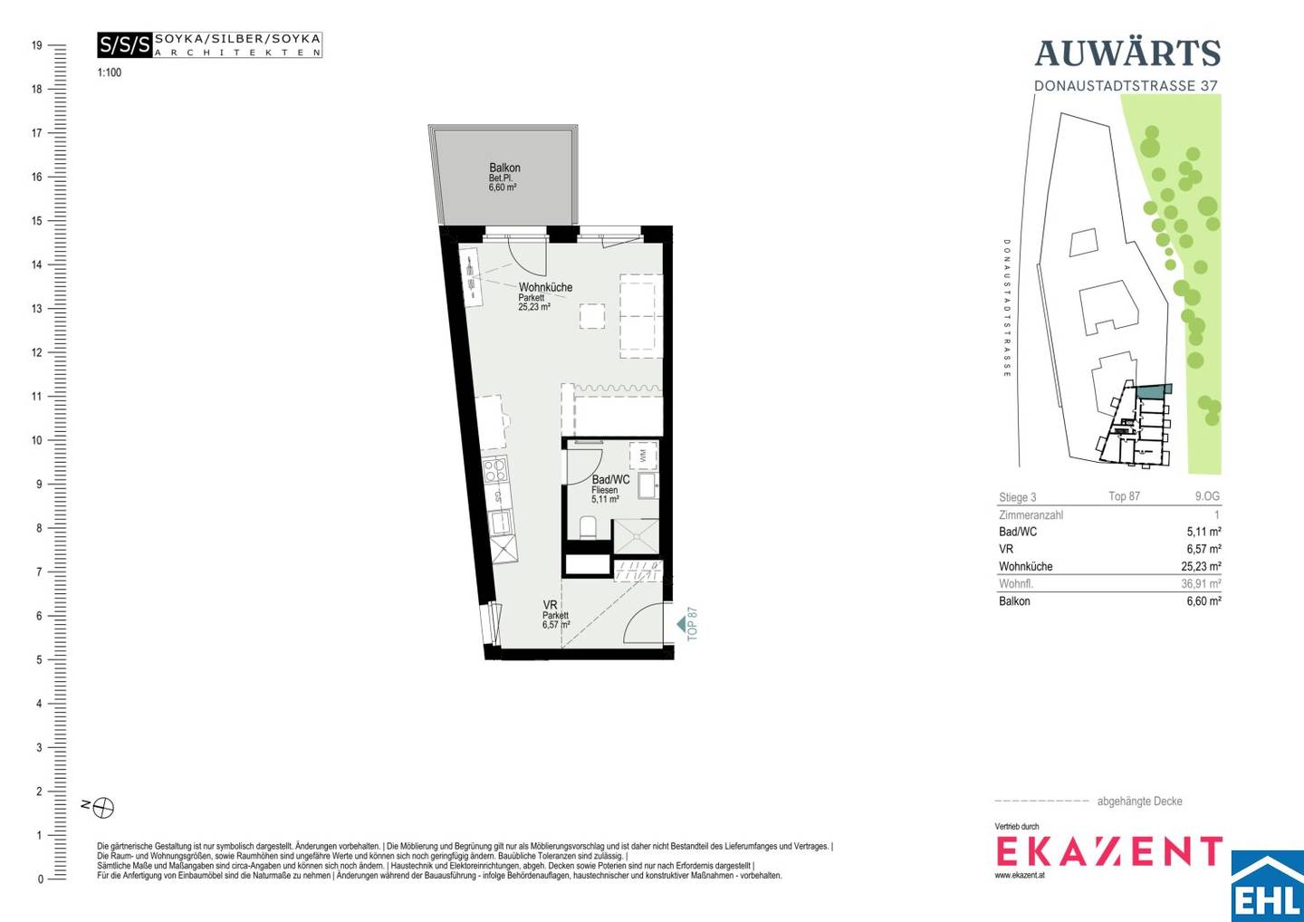 Alte Donau around the corner | Modern 1-room apartment