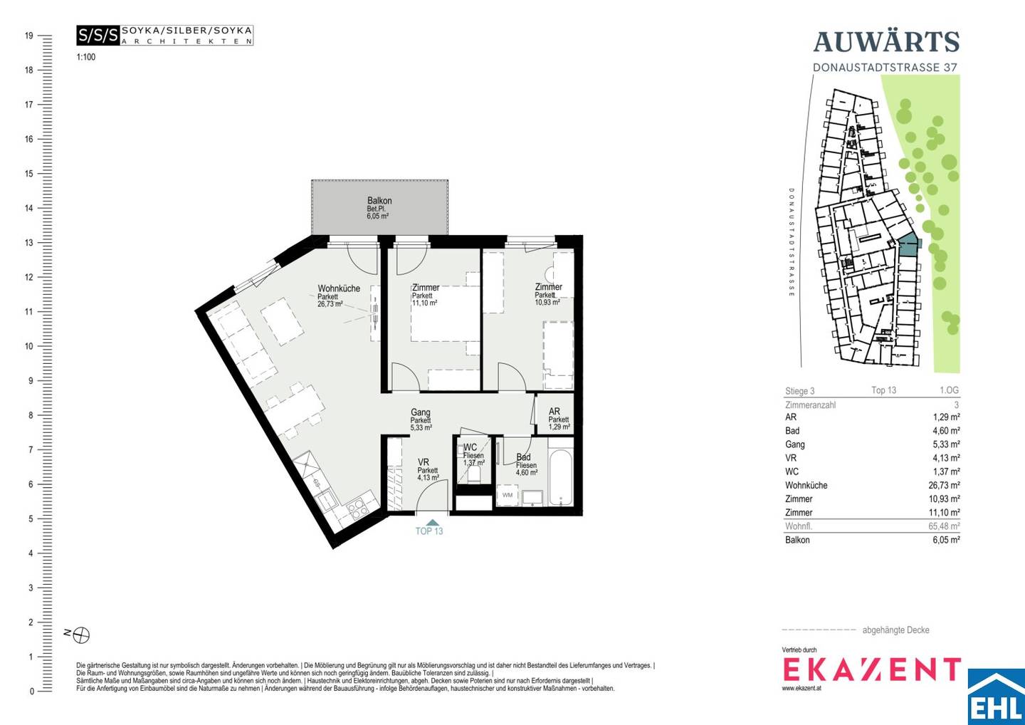 Erstbezug | 3 Zimmer | Wohnen zwischen Stadt und Wasser