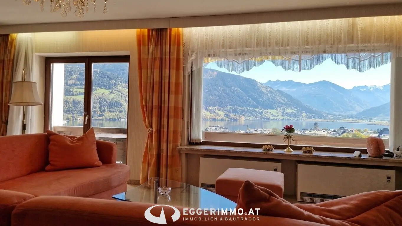 Zell am See: Residential jewel directly above the town centre - Large, well maintained house with unobstructed lake view for sale