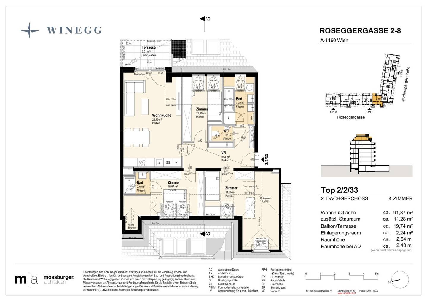 Attic apartment near Wilhelminenberg dgnb gold
