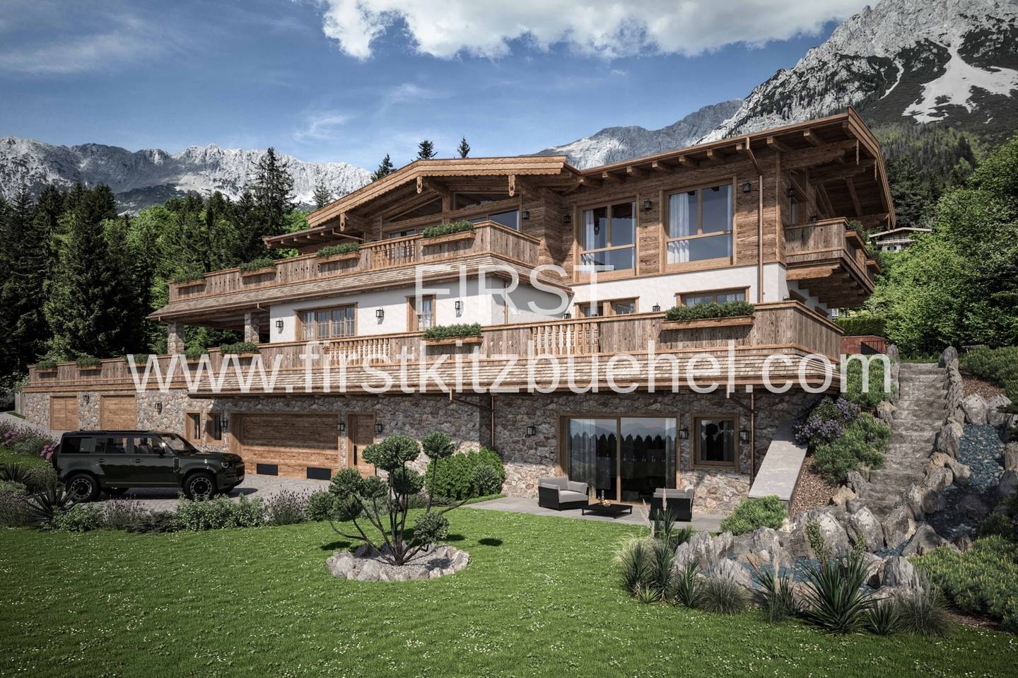 Wohnung mit unverbaubarem Kaiserblick und Pool