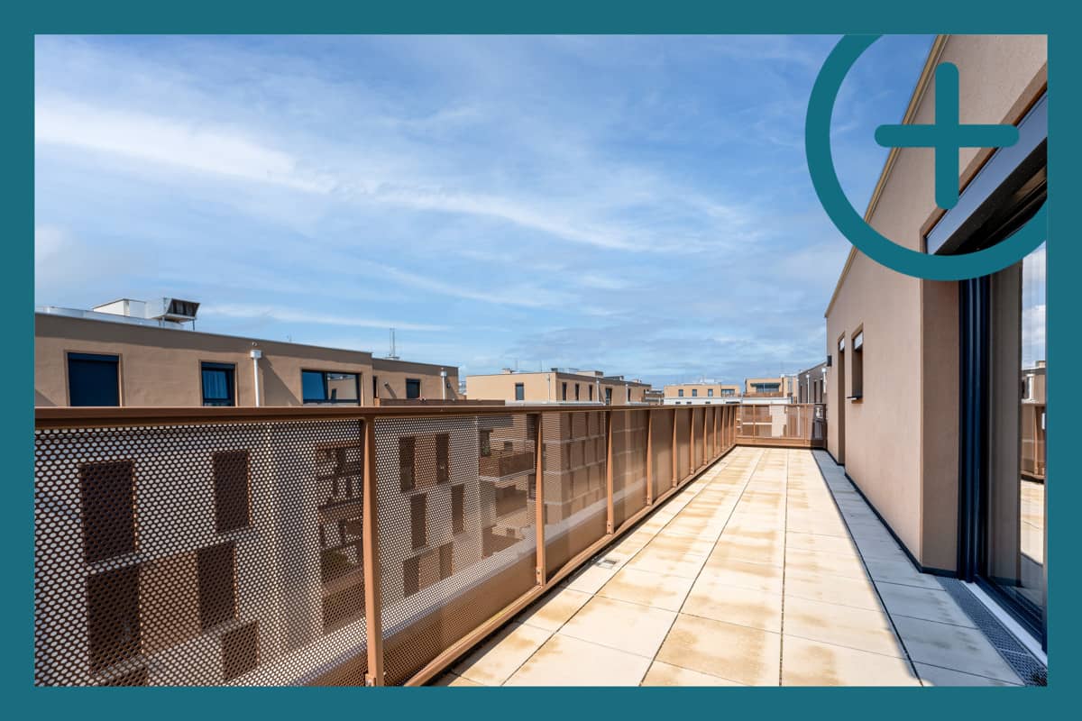 Sonnige Dachgeschosswohnung mit großer Dachterrasse