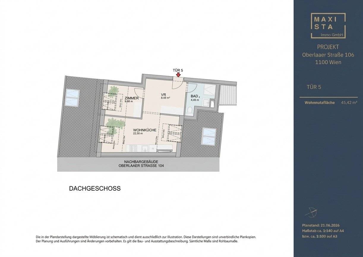 New development project Oberlaaer Straße 106