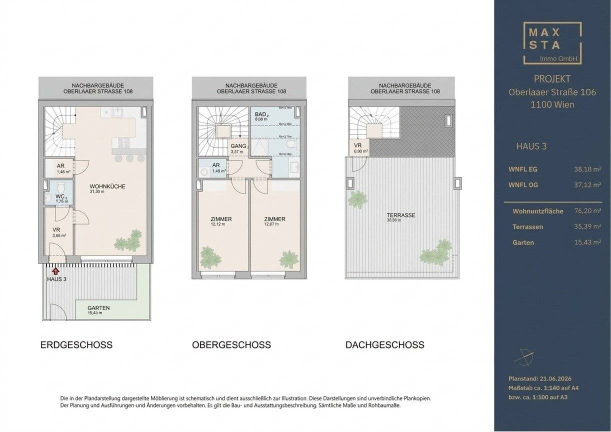 New development project Oberlaaer Straße 106