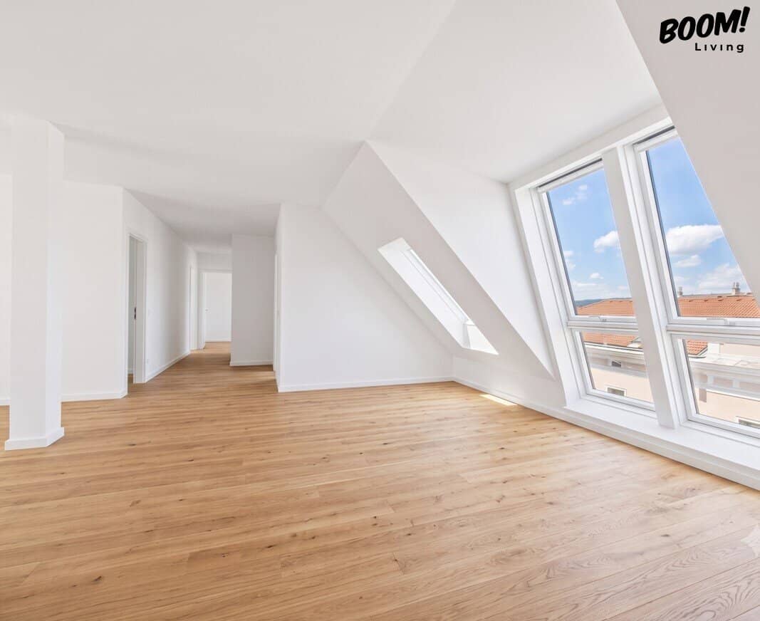 Exclusive Penthouse 174.19 m² above the roofs of Vienna with 360° panoramic view roof terrace 43 m² direct lift access