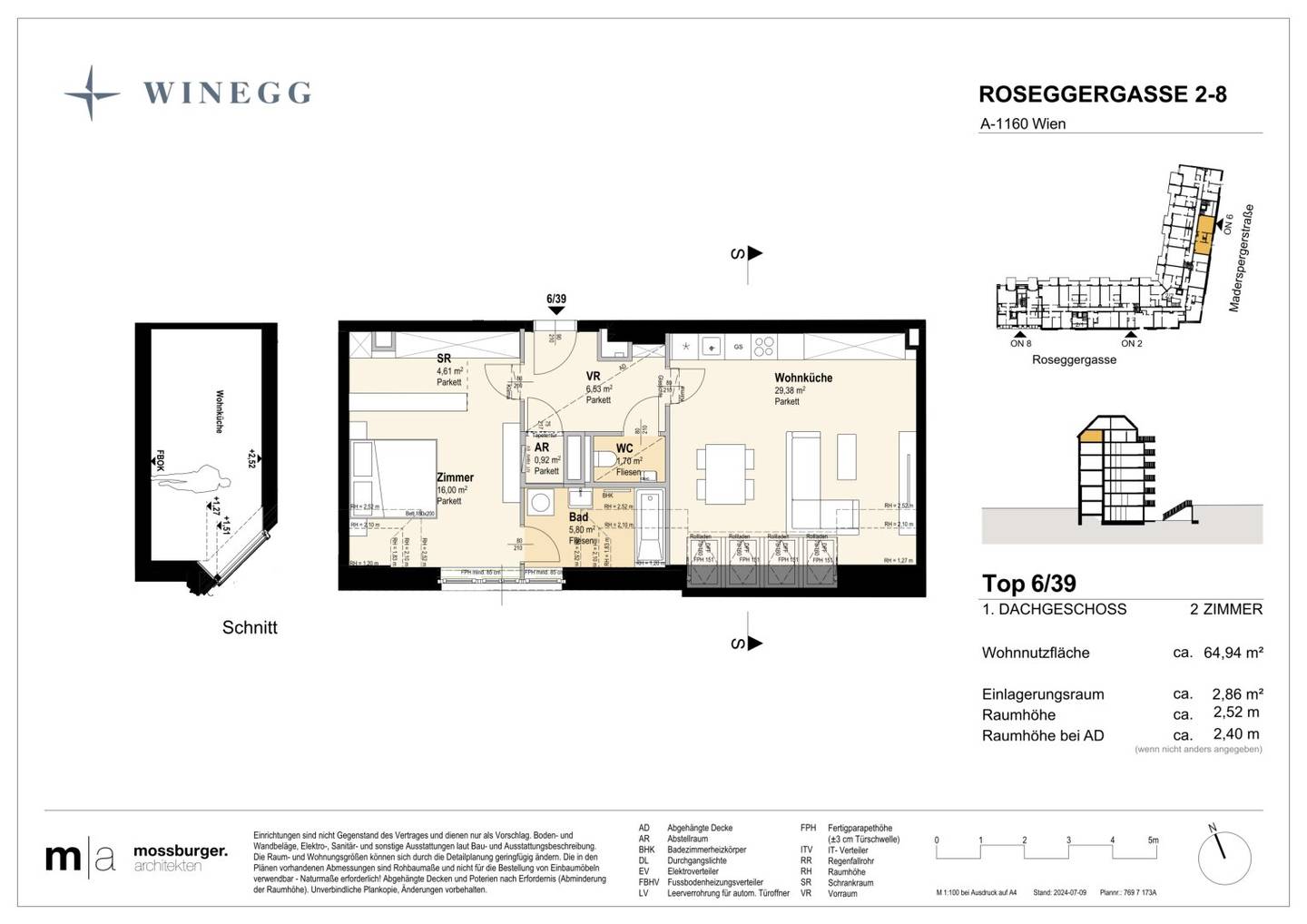Apartment DGNB Gold Erstbezug Innenhof Ruheoase