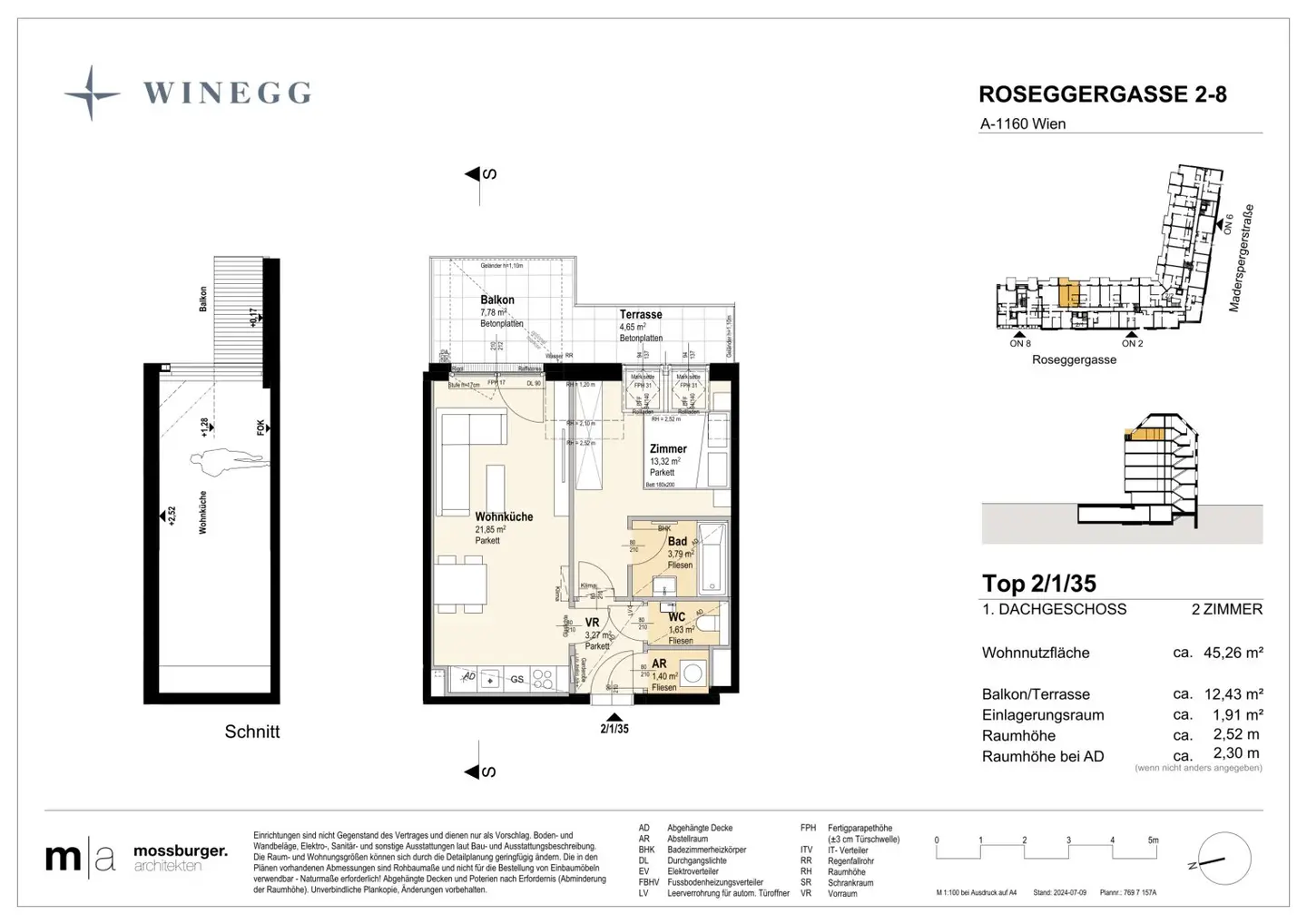 Dachgeschosswohnung Erstbezug DGNB Gold Near U3