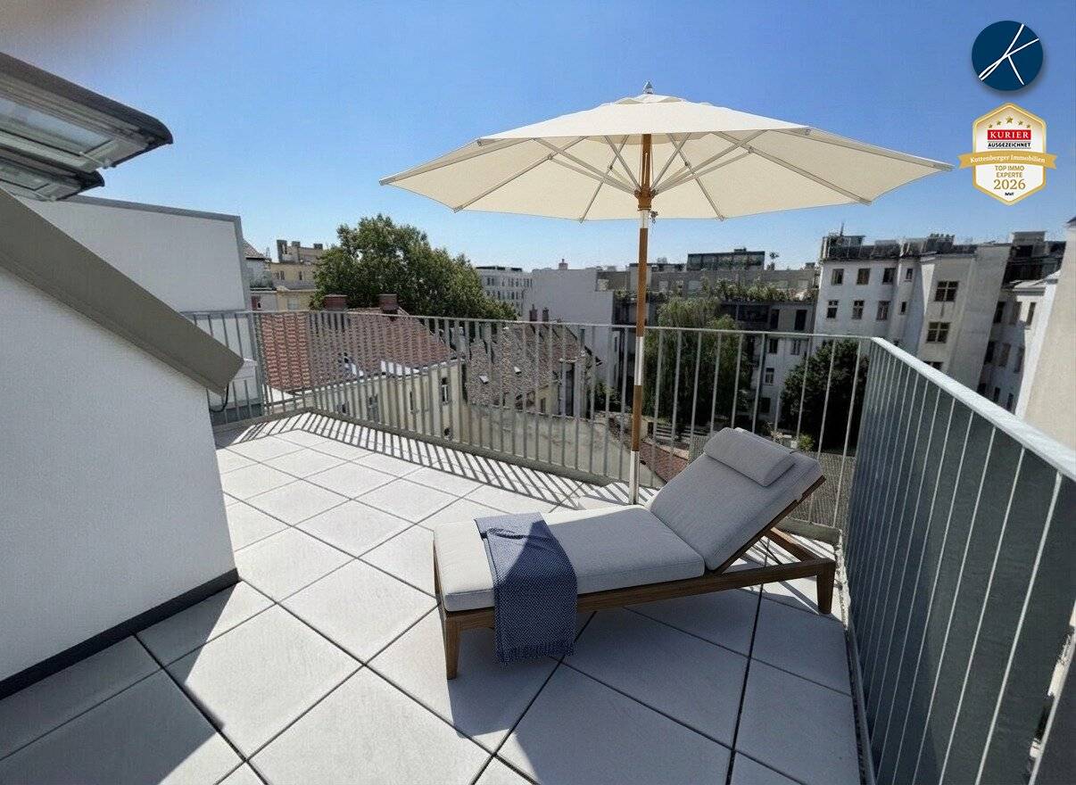 Floridsdorf Station + U6: High-quality first-occupancy terrace apartment in a quiet location including underground parking space