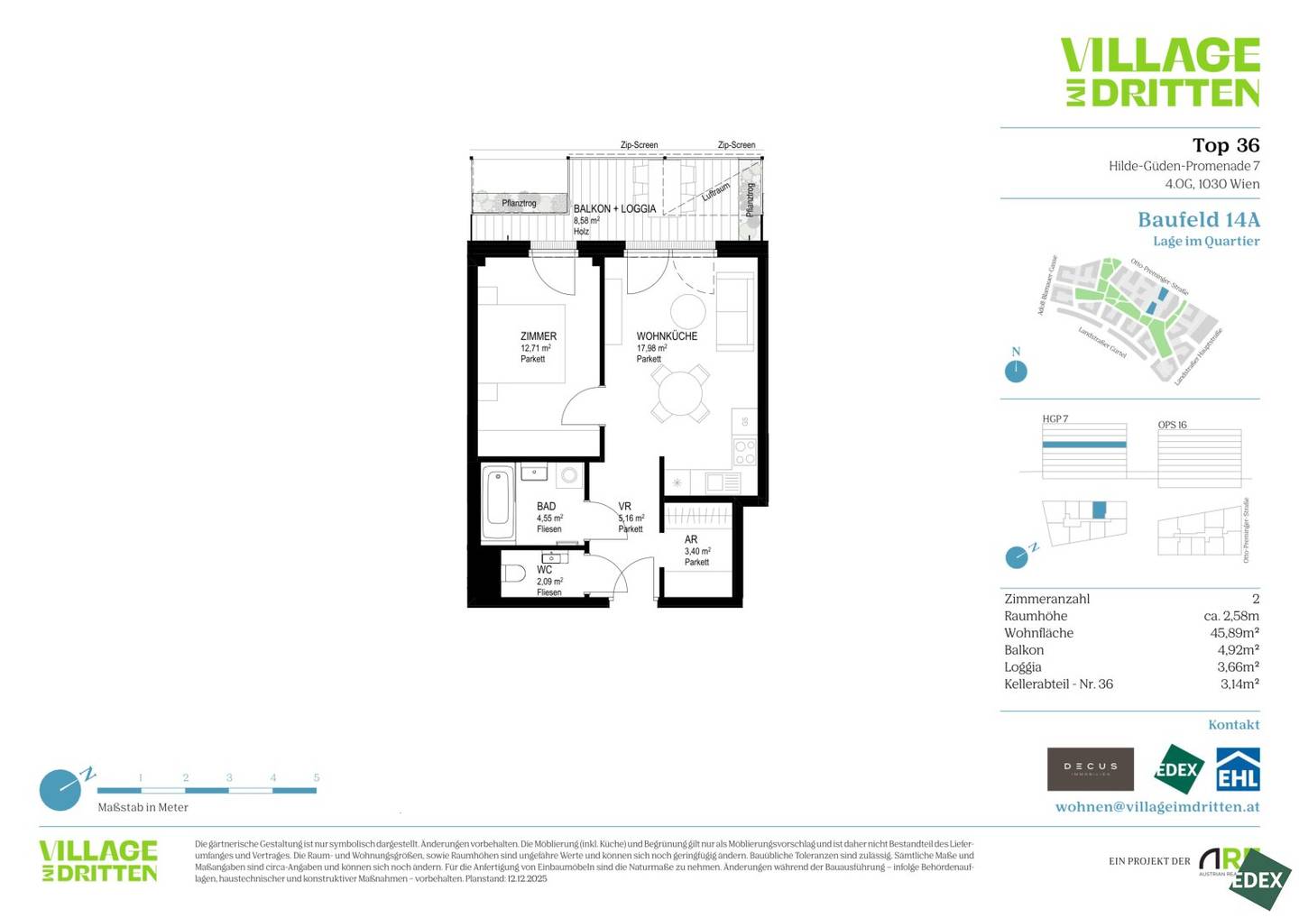 VILLAGE IM DRITTEN | BAUFELD 14A | NATÜRLICH DRAUSSEN | ANLEGER