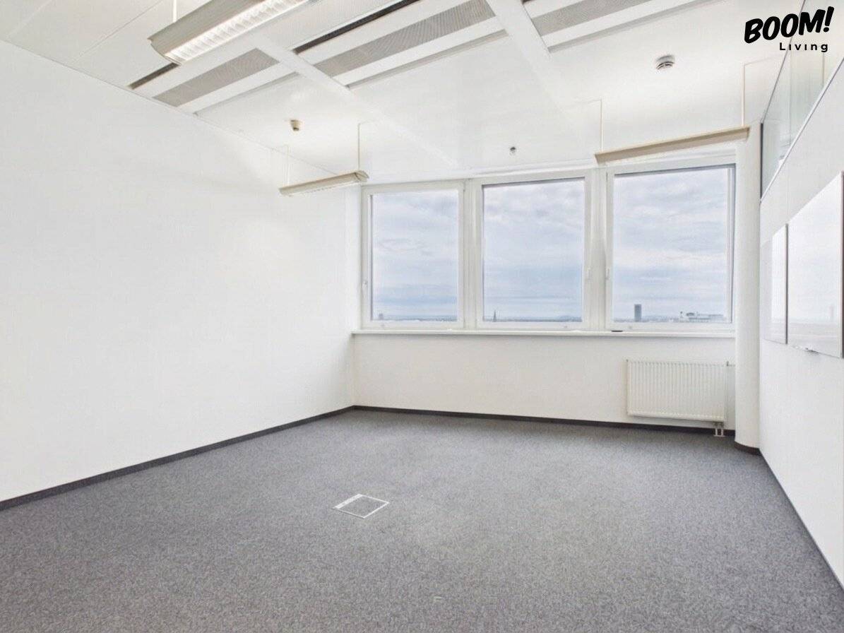 Büro mit Stadtblick in der 20. Etage Wien 1210, Garage, Einbauküche, Internet, Reinigung !