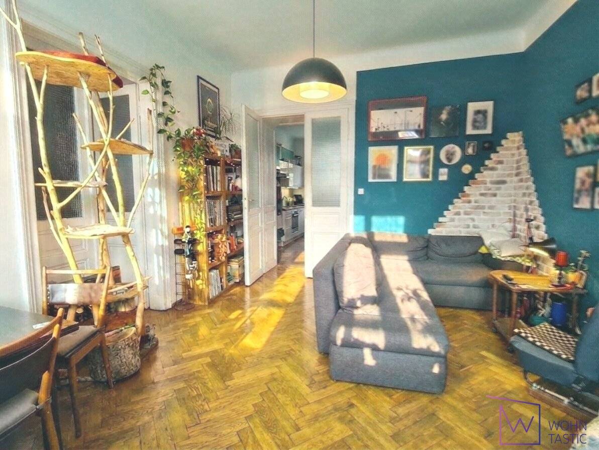 Well-maintained period apartment on the 3rd floor with modern comfort and perfect layout, 2 rooms, DAN kitchen &amp; wellness bathroom in prime Hernals location