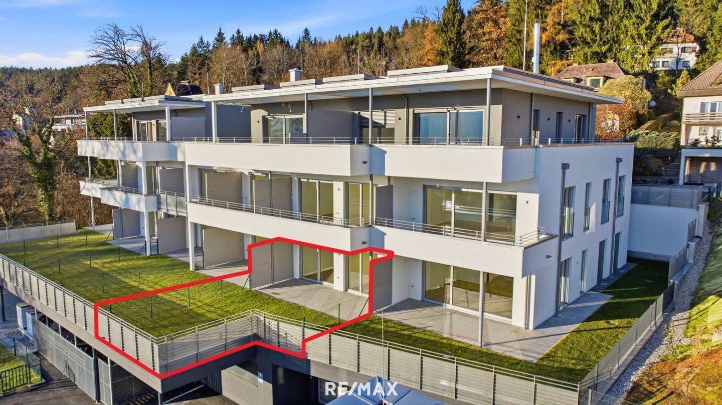 Wohnung mit Privatgarten und großzügiger Terrasse