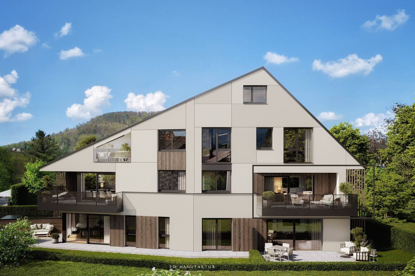 NEW BUILD PROJECT KAI 37: Exclusive Boutique Living with Only 5 Units Directly on the Salzach
