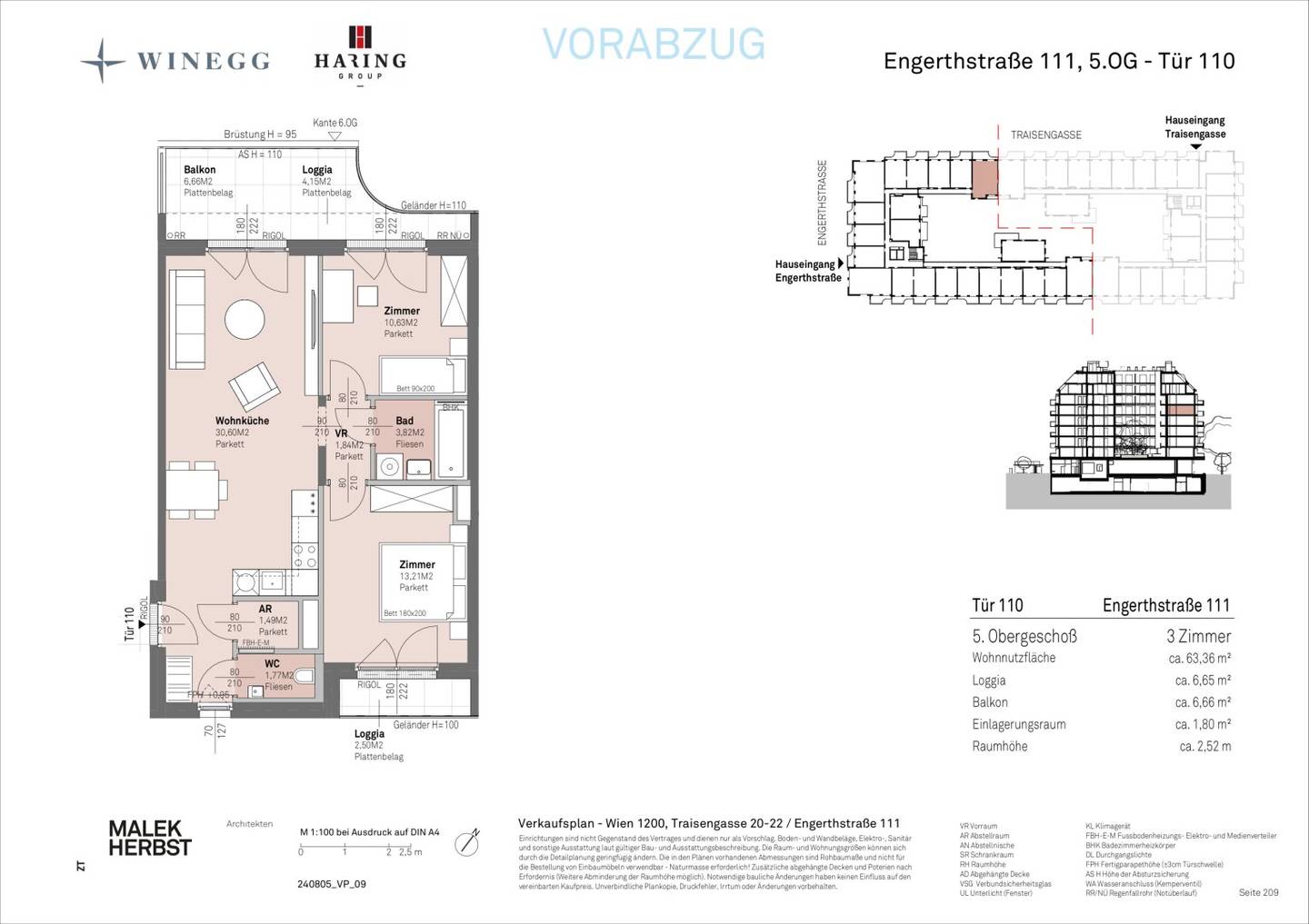 Traisengasse 20-22 - Moderner Lebensraum mit Donaublick