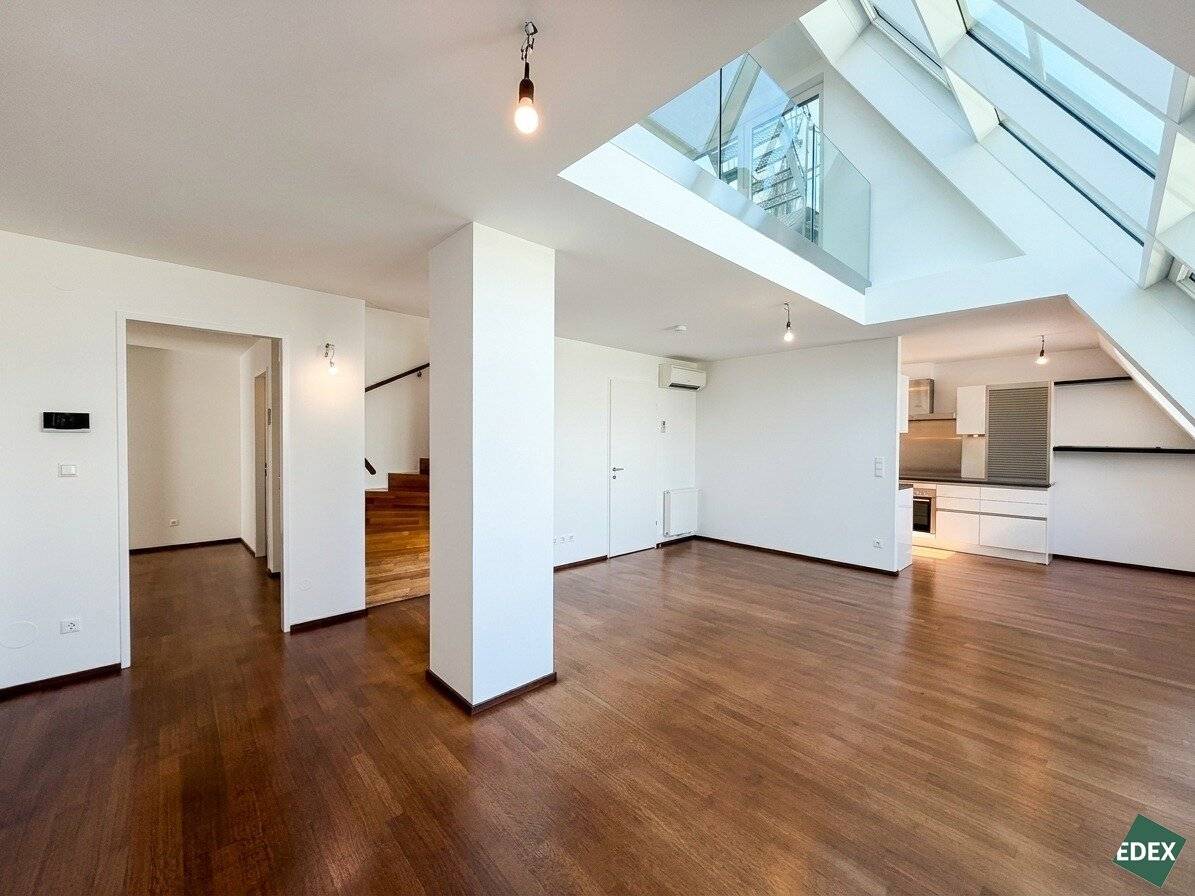 Exklusive DG-Maisonette mit Terrasse und spektakulärem Weitblick über Wien