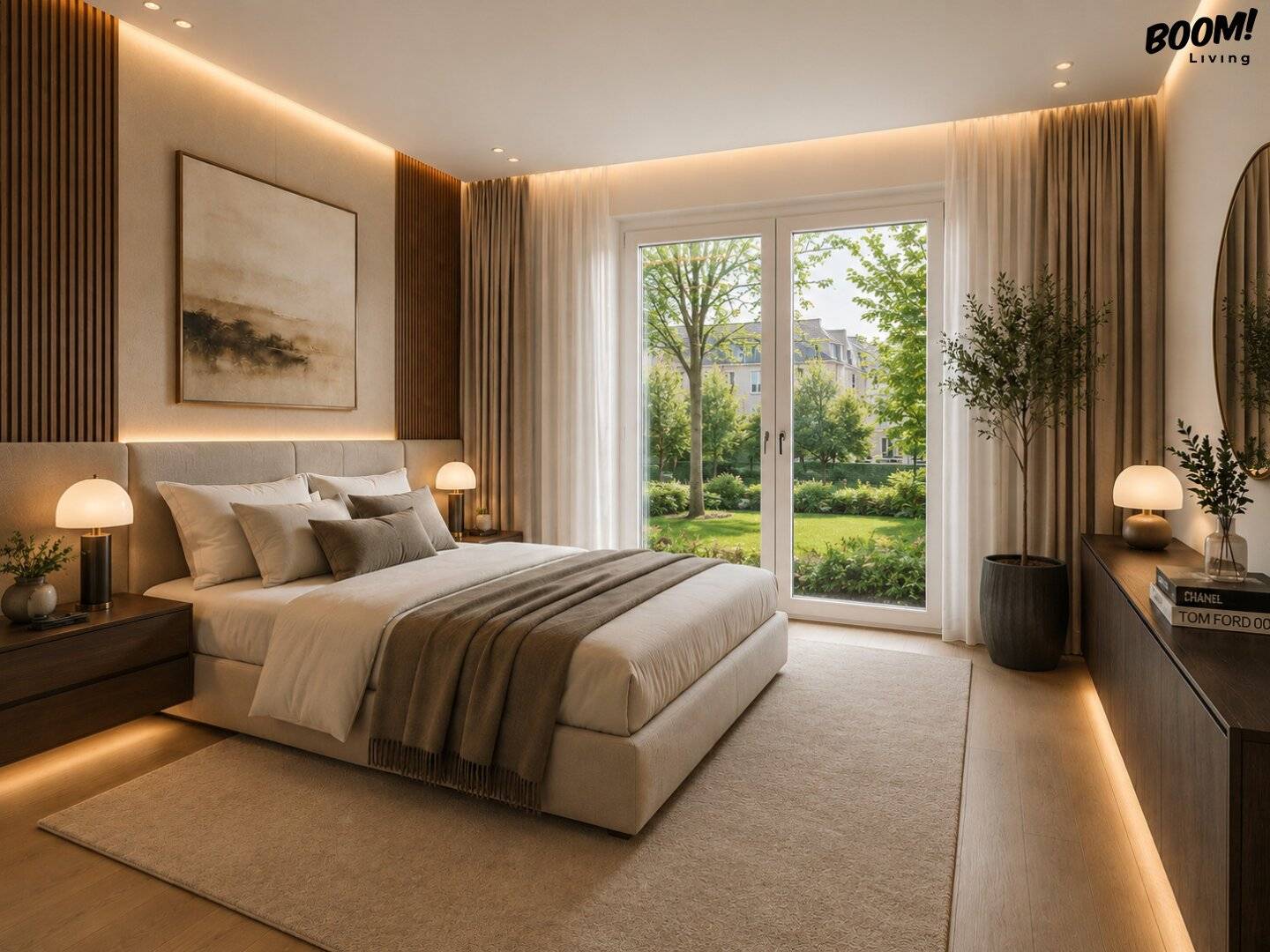Elegante Neubauwohnung mit weitläufigem Eigengarten in begehrter Grünlage