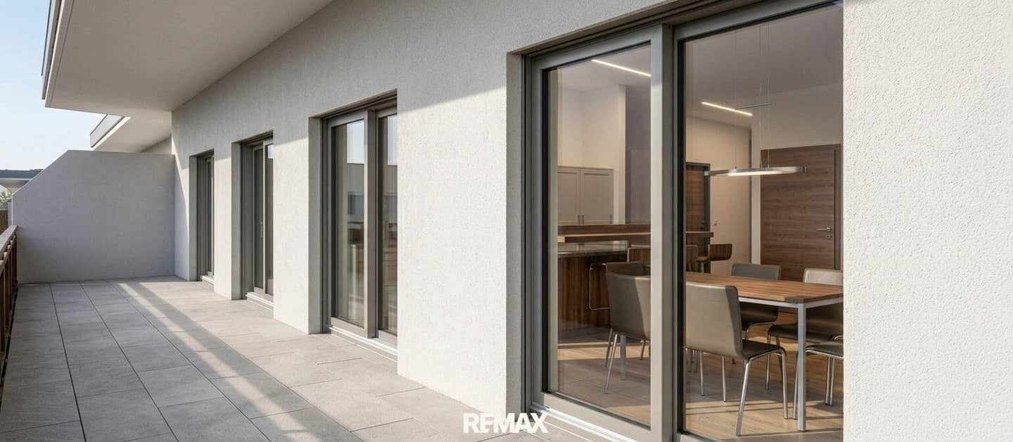 New build Penthouse feeling in spacious 3-room top floor apartment