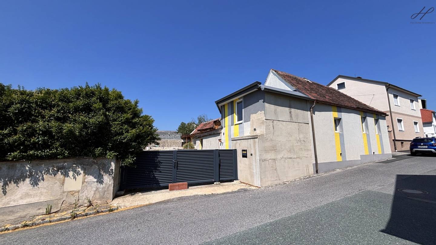 Sanierungsobjekt mit Charme: Historisches Wohnhaus mit Gewölbe in der weinidylle Rechnitz