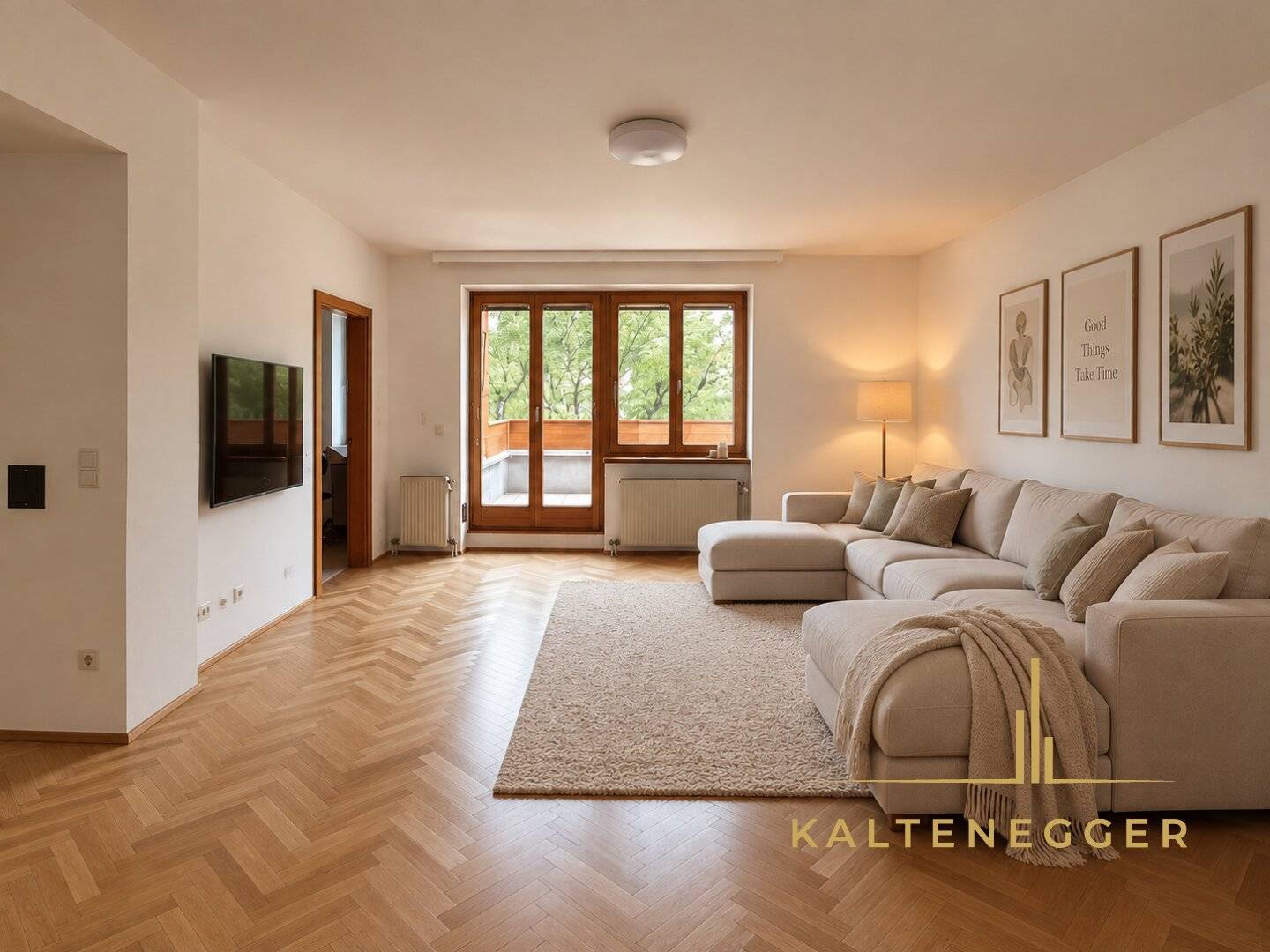 Großzügige Familienwohnung mit zwei Terrassen &amp; Weitblick