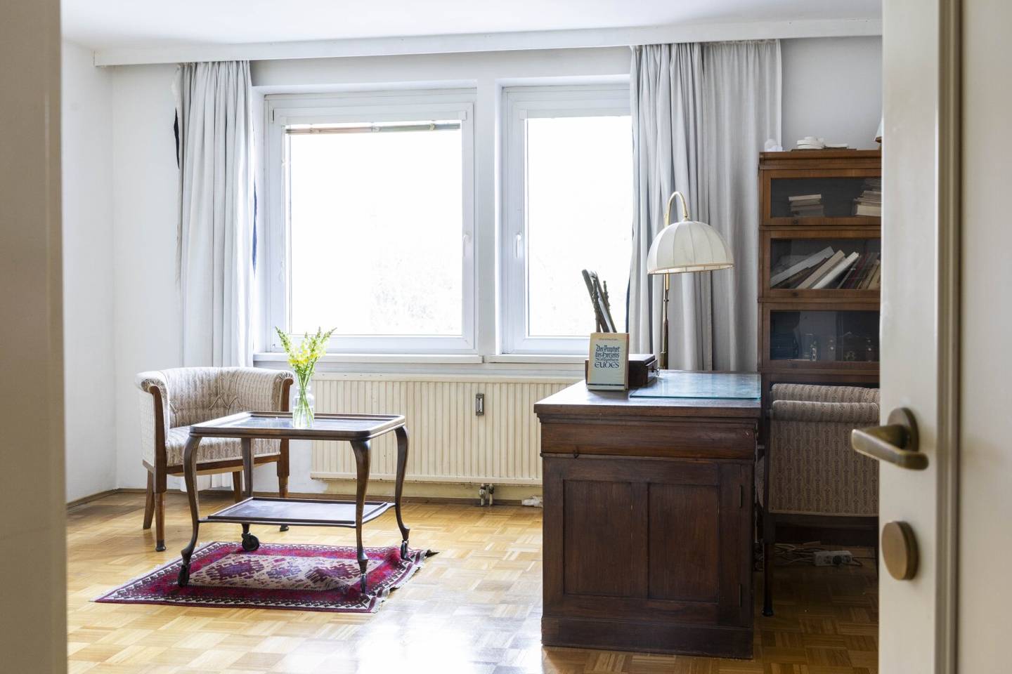 An apartment in need of renovation with character and perspective