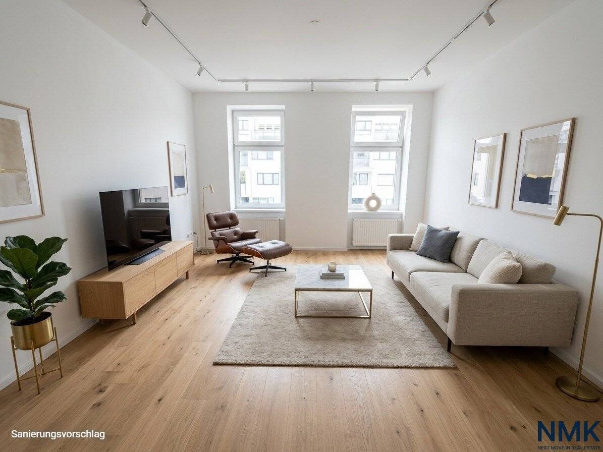 4-Zimmer-Altbauwohnung mit Balkonoption &amp; vielseitigen Nutzungsmöglichkeiten