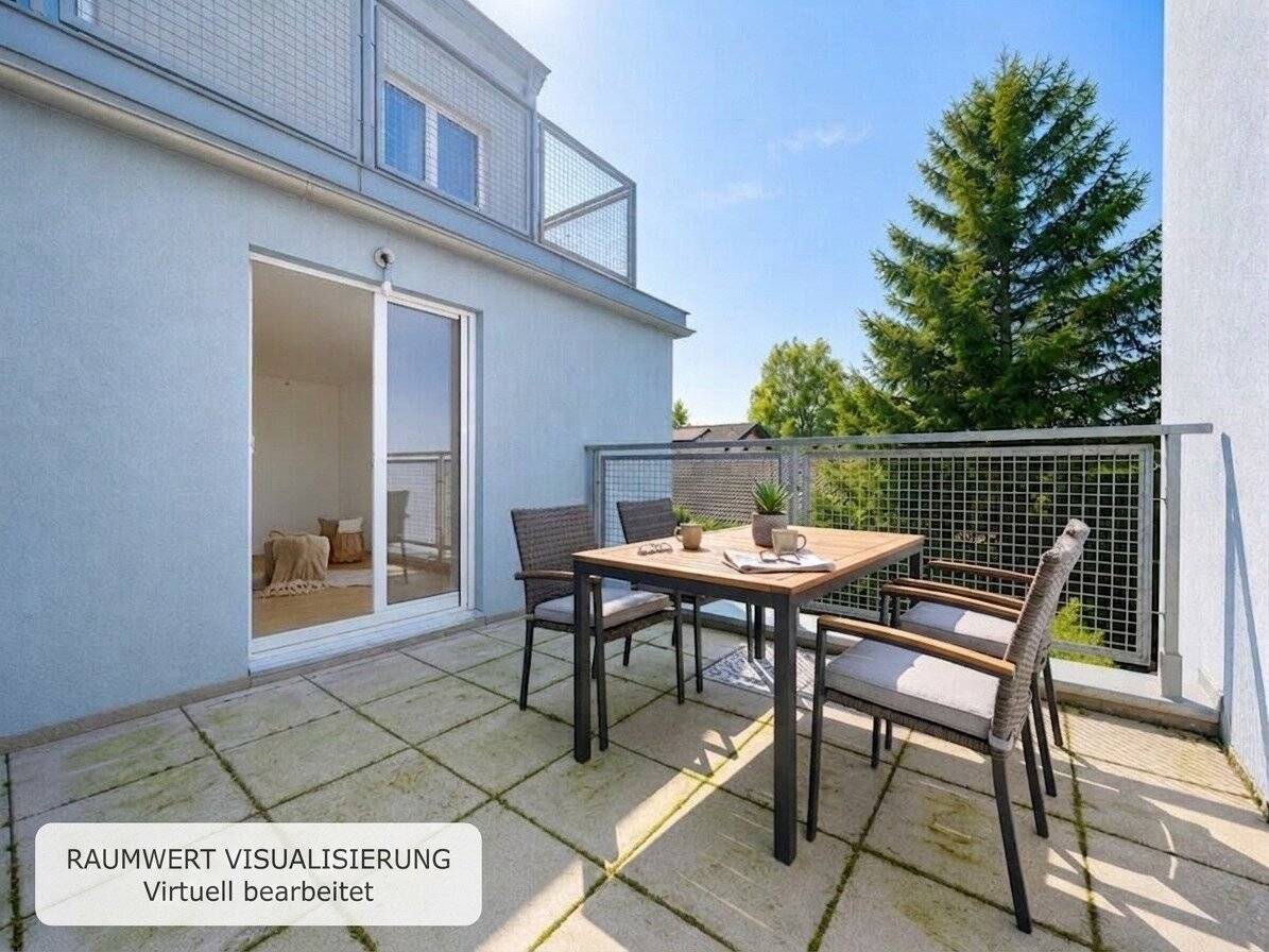 TERASSENWOHNUNG - Freier Mietzins | NEUBAU | BJ ca. 1995 | 3 Zimmer | ca. 80 m² NFL | Garage | kleinere Renovierungen notwendig