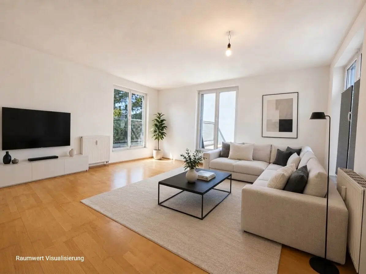 TERASSENWOHNUNG - Freier Mietzins | NEUBAU | BJ ca. 1995 | 3 Zimmer | ca. 80 m² NFL | Garage | kleinere Renovierungen notwendig
