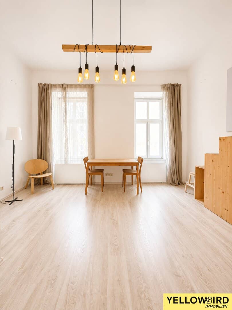 1-Zimmeraltbauwohnung I zentrale Lage  I Hofseitig