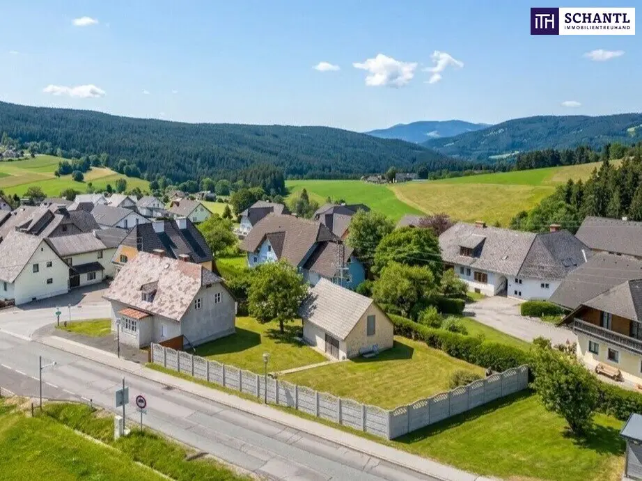Viel Platz, viel Grün, viel Potenzial – renovierungsbedürftiges Einfamilienhaus mit schönem Grundstück - in 8654 Fischbach