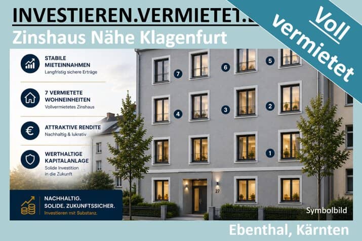 ZINSHAUS MIT HOHEN MIETEINNAHMEN