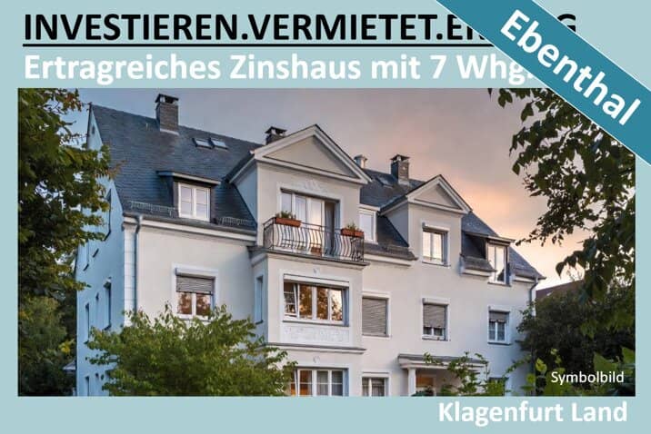 ZINSHAUS MIT HOHEN MIETEINNAHMEN