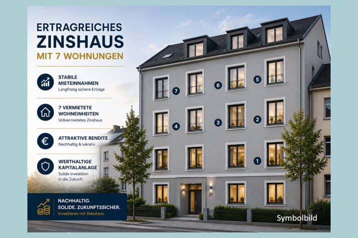 ZINSHAUS MIT HOHEN MIETEINNAHMEN