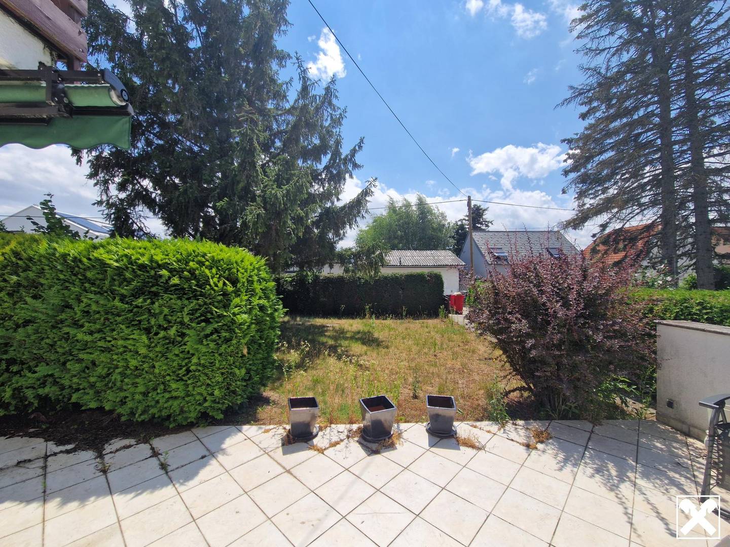 Ferienwohnung am Badeteich mit Garten und Sonnenterrasse