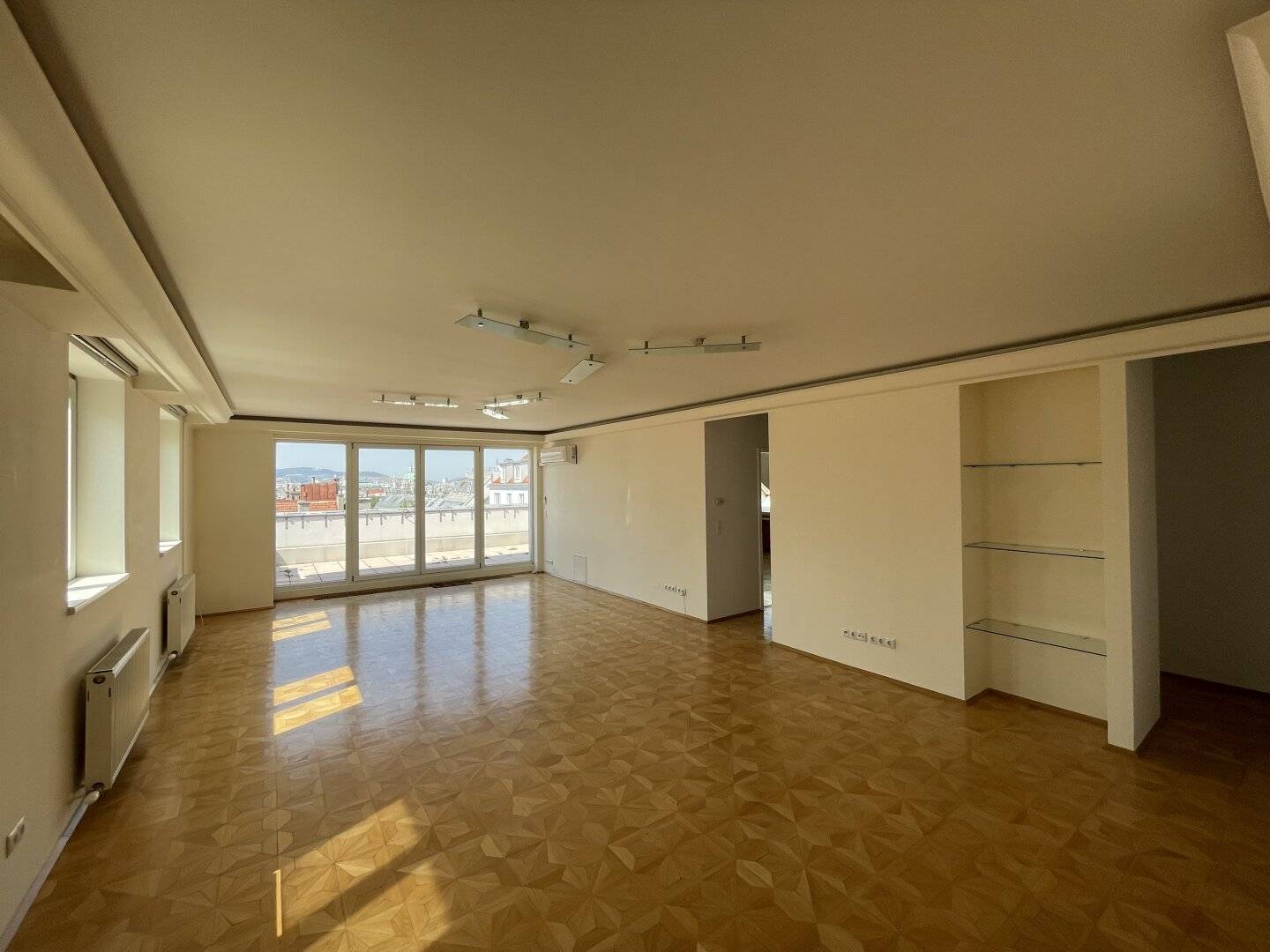 Top rooftop terrace apartment with dreamlike Vienna view climate control quiet location