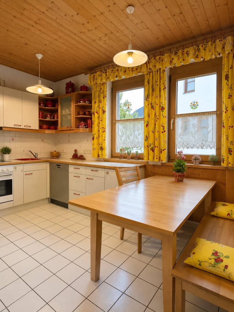 Charming maisonette apartment with garden, loggias and mountain view