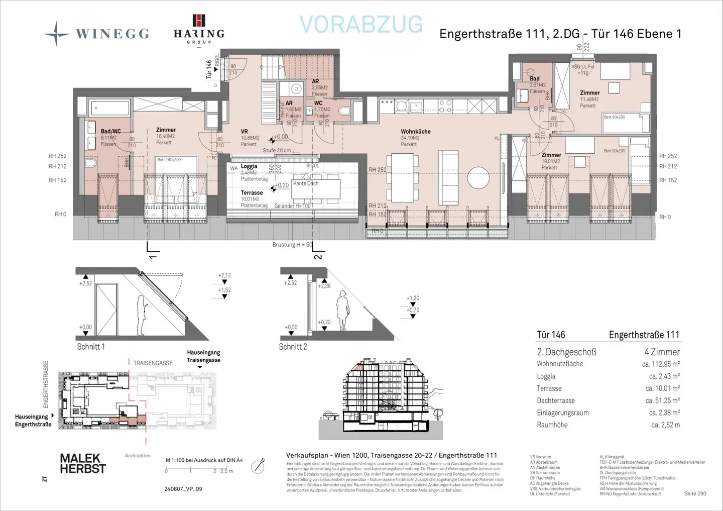 Neubau Wohnung Donaublick Erstbezug