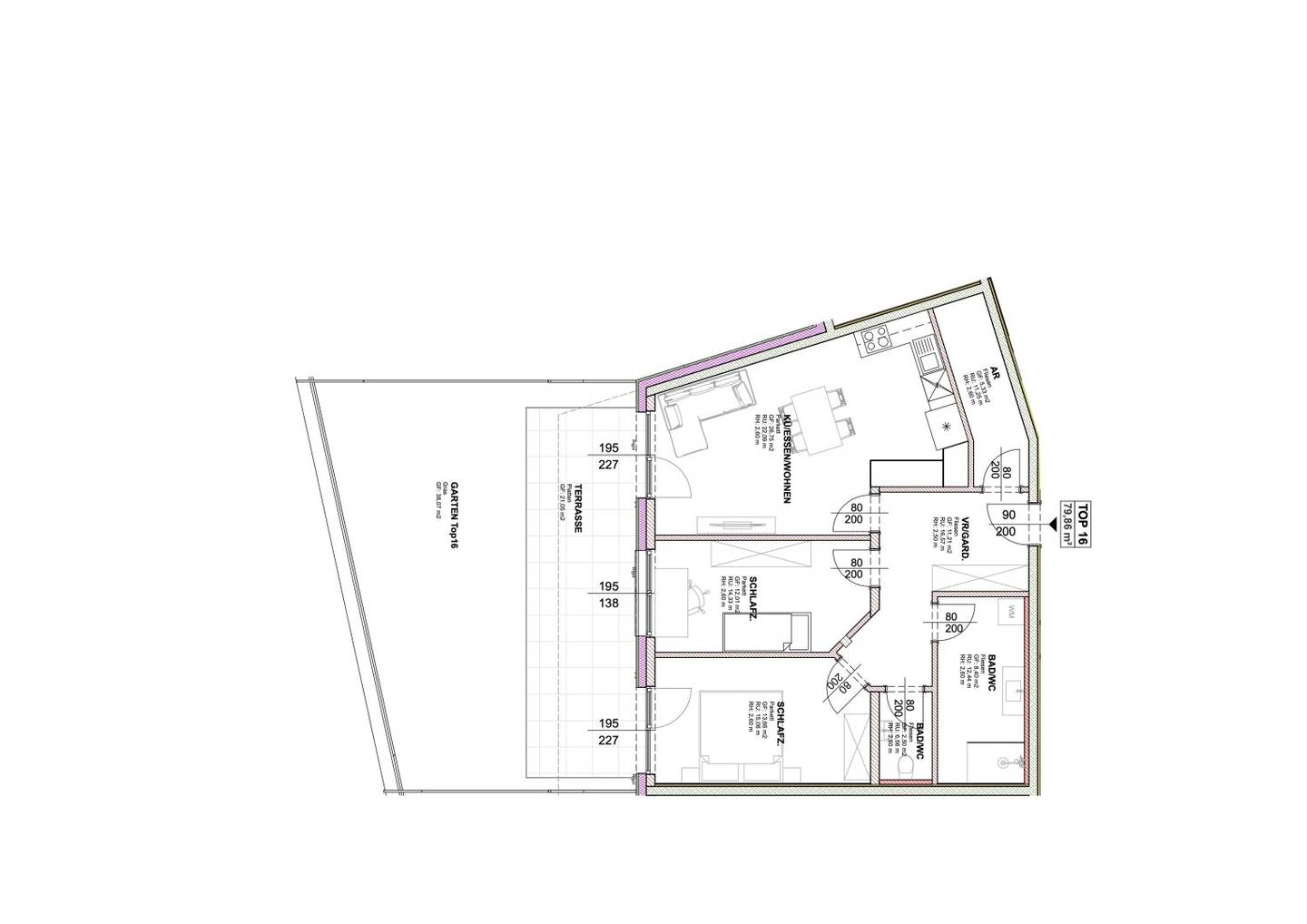Reinbach Top 16 – 3-Zimmer-Gartenwohnung
