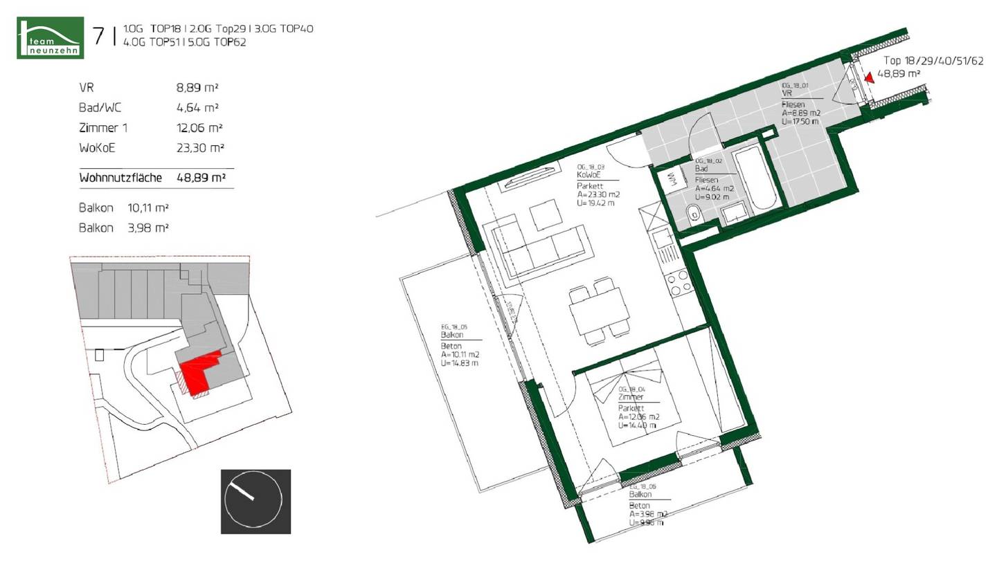 Your retreat in the city – Modern 2-room apartment in quiet inner courtyard location