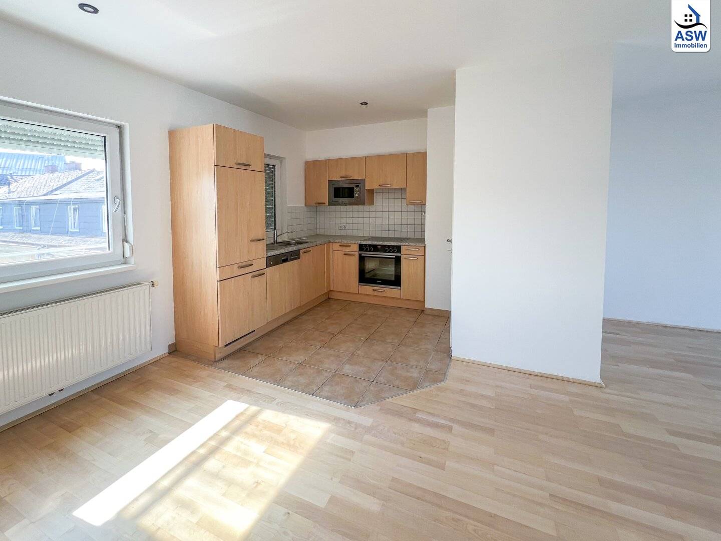 Perfekt aufgeteilte 3-Zimmerwohnung mit großem Balkon und Küche