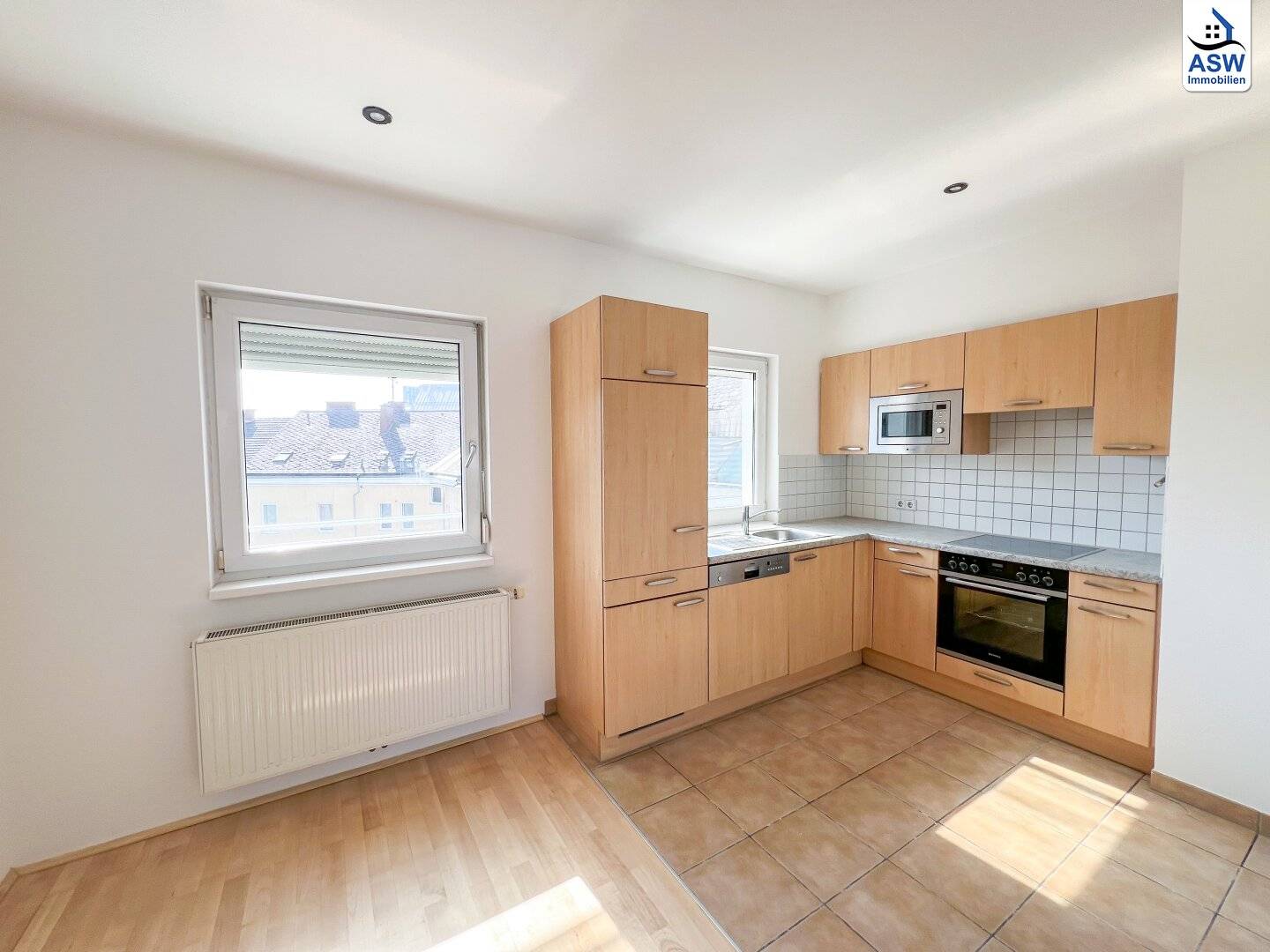 Perfekt aufgeteilte 3-Zimmerwohnung mit großem Balkon und Küche