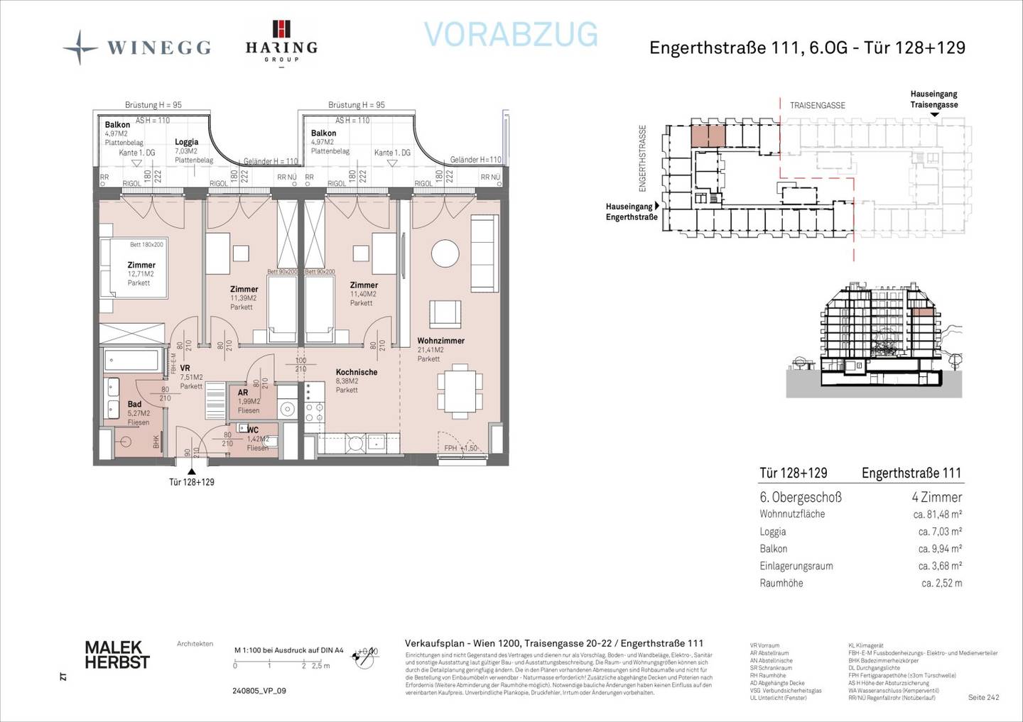 Neubauwohnung mit Donau Blick Erstbezug