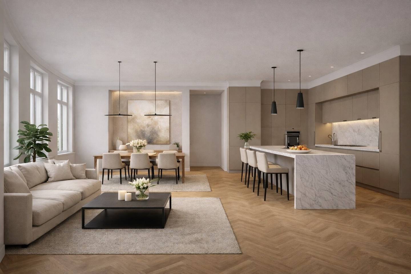 Residieren am Belvedere – Eleganz auf ganzer Etage - 6 Zimmer Wohnung mit großzügigem Innenhof Balkon und Garagenstellplatz!