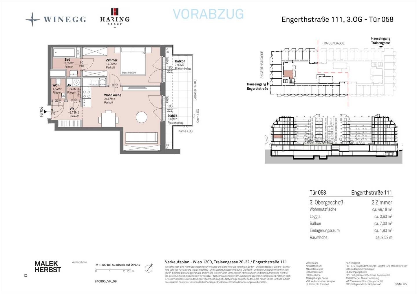 Wohnung by the Danube with Donaublick Commission free