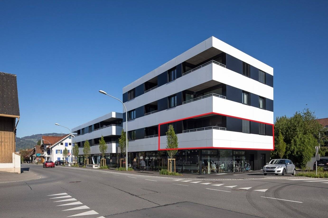 Modern and well located 2-room apartment with balcony for rent in Lustenau