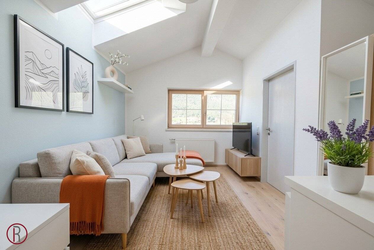 2 Zimmer Eigentumswohnung (38 m²) mit optimaler Raumaufteilung und Dachterrasse